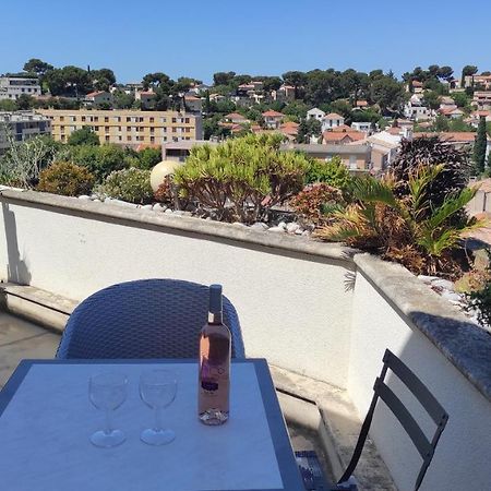 Grand Studio Terrasse De Standing, Pleine Vue Village Et Mer Carry-le-Rouet Exterior photo