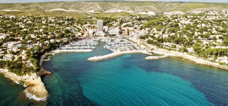 Grand Studio Terrasse De Standing, Pleine Vue Village Et Mer Carry-le-Rouet Exterior photo