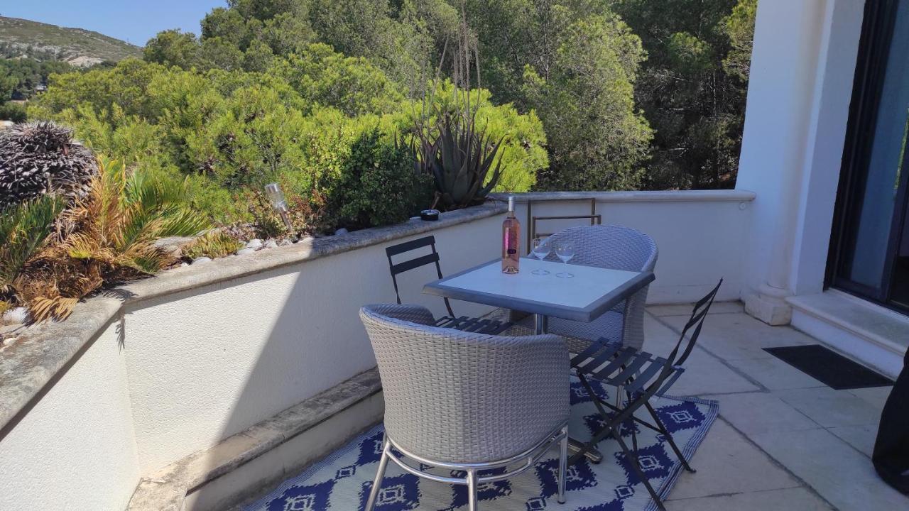 Grand Studio Terrasse De Standing, Pleine Vue Village Et Mer Carry-le-Rouet Exterior photo